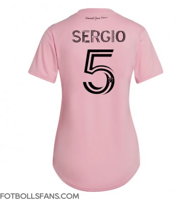 Inter Miami Sergio Busquets #5 Replika Hemmatröja Damer 2023-24 Kortärmad